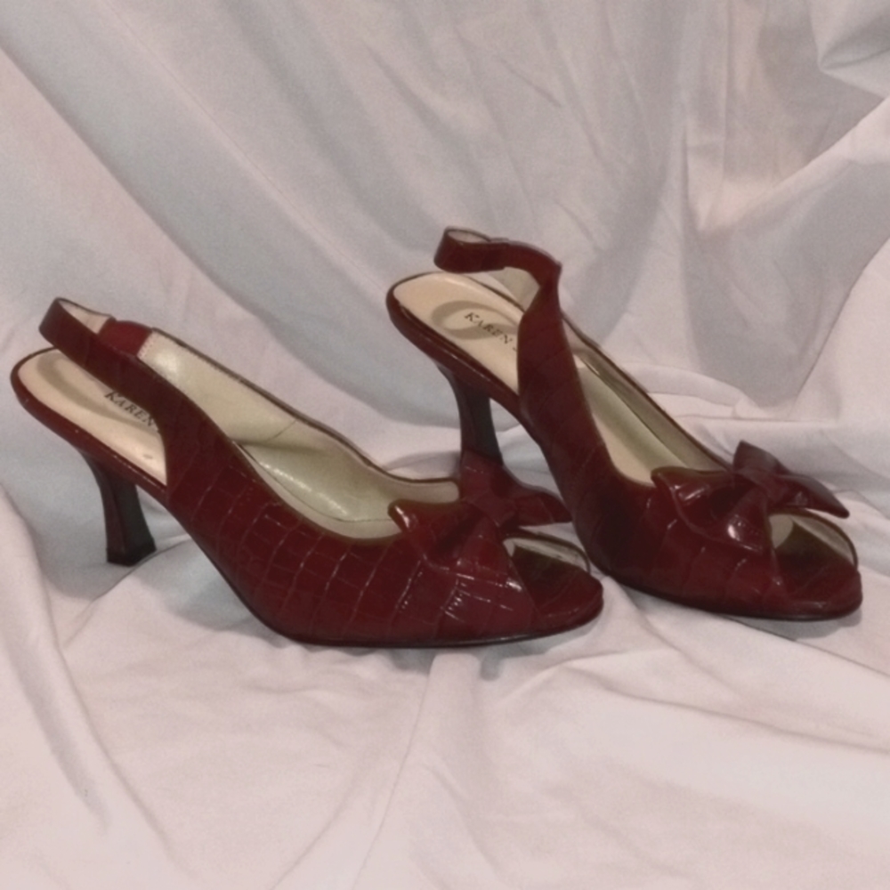 Karen Scott  heels red